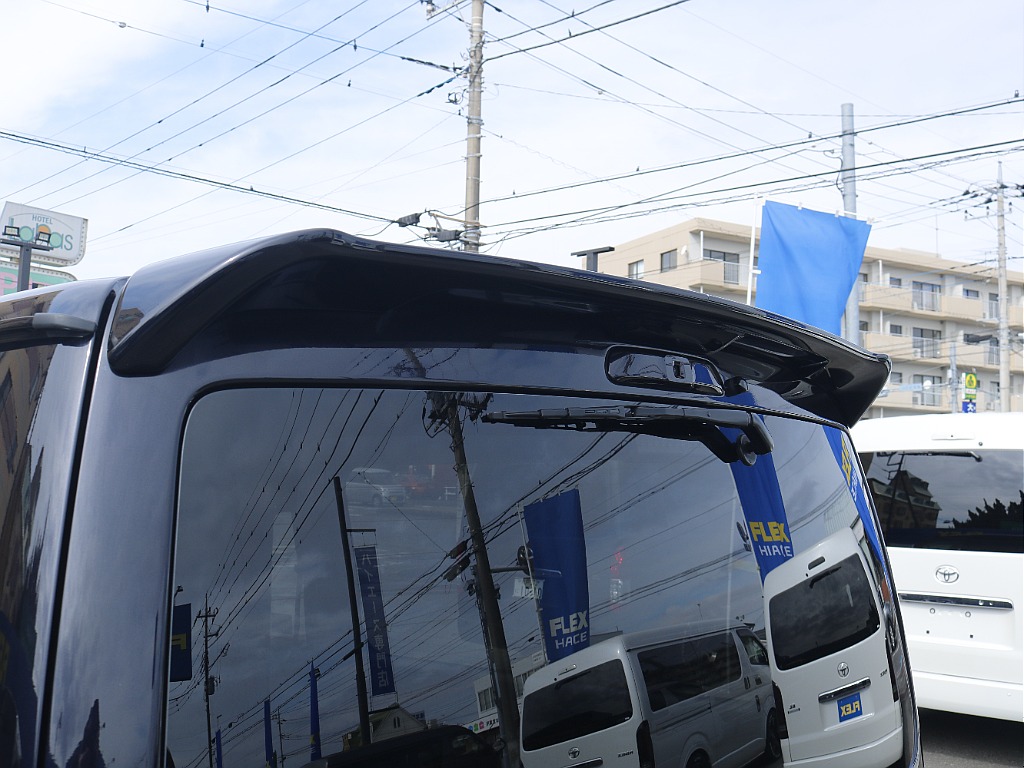 純正リアスポイラー！