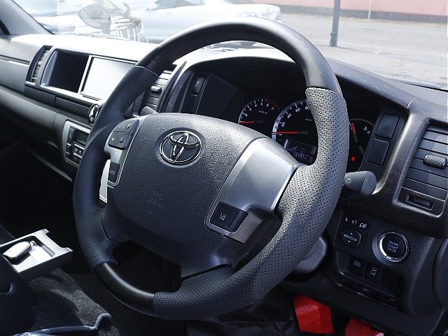 マホガニー黒木目ステアリング☆