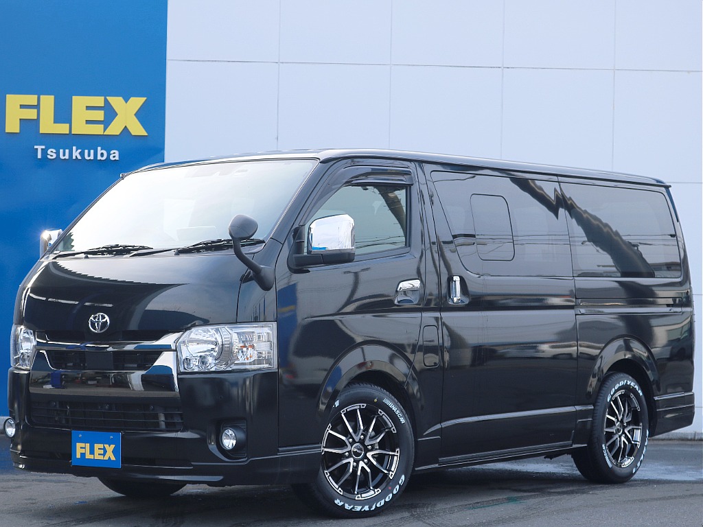 茨城県つくば市にハイエース専門の新車・中古車の展示場を展開！人気のグレード・年式をその場で見比べられます♪皆様のご来場、お問合せを心よりお待ちしております☆