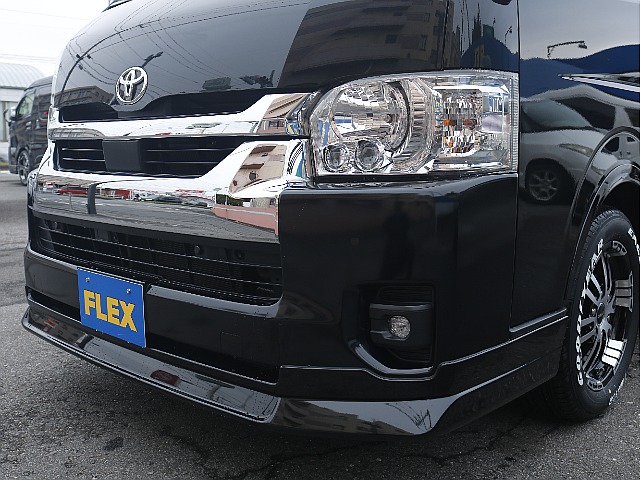 フロントはFLEXオリジナルフロントスポイラー！