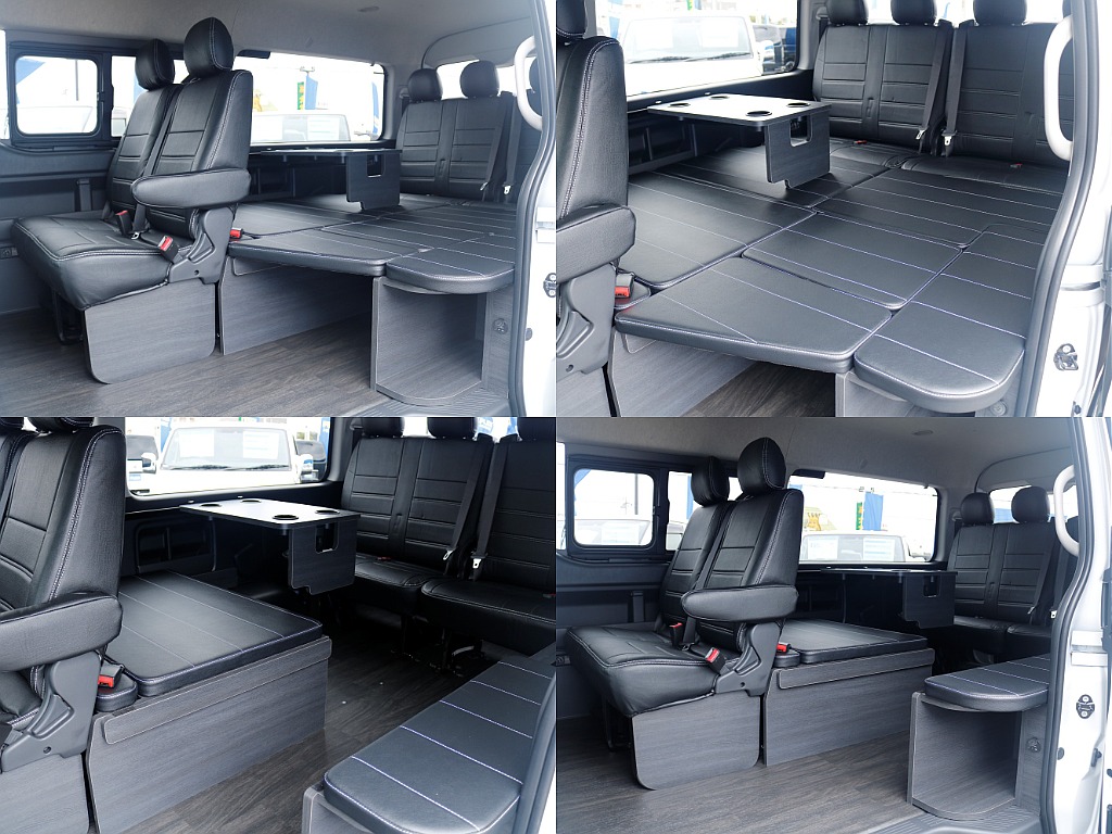 前向き乗車8名　後ろ向き乗車2名！