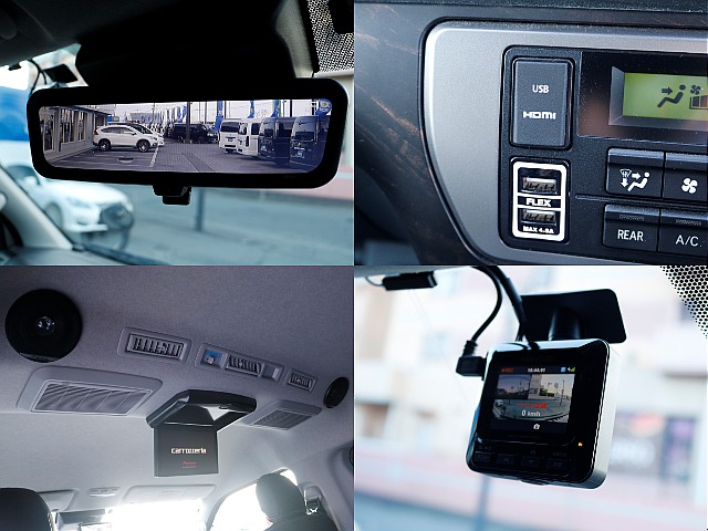 デシタルインナーミラー、ドライブレコーダー等も完備です♪