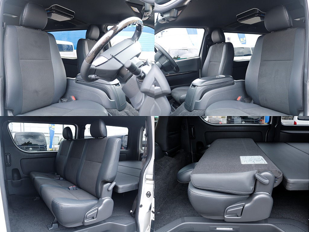 全席特別仕様車限定のハーフレザーシート！