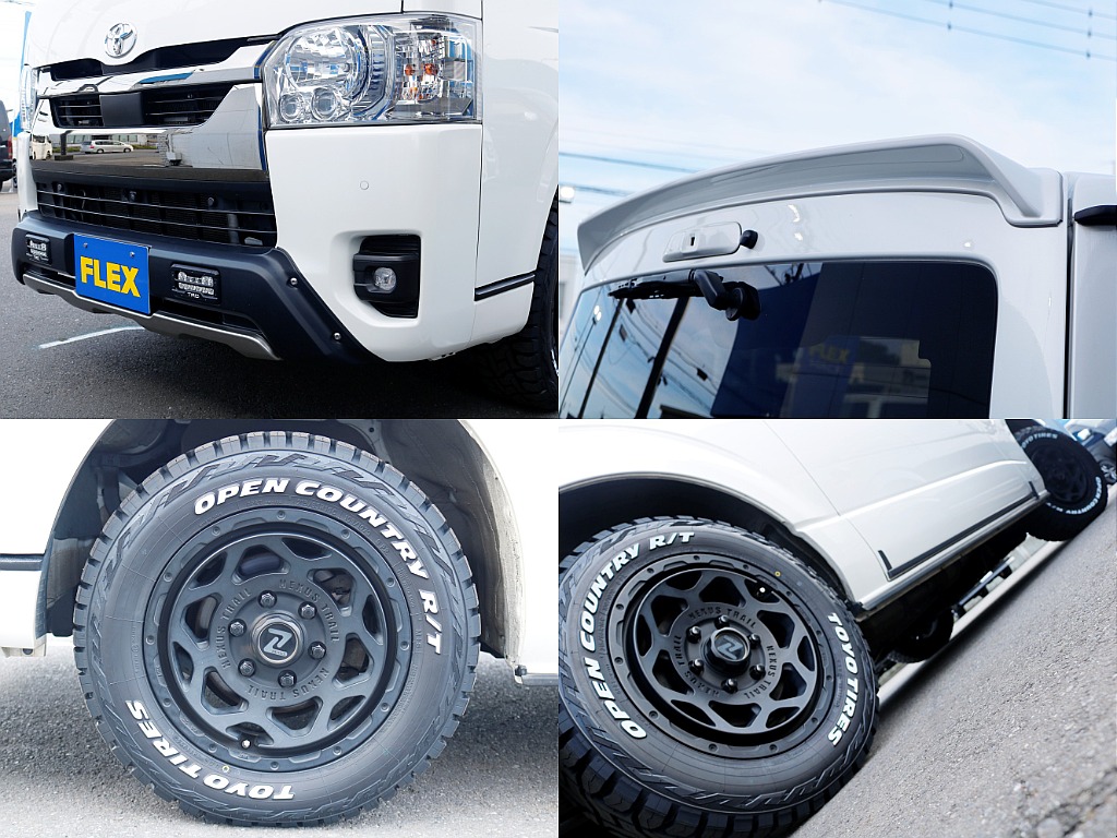 外装は人気のオフロードカスタム！