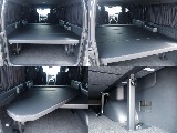 ベッドキット搭載で車中泊可能です！4分割式で高さは5段階調節可能です♪