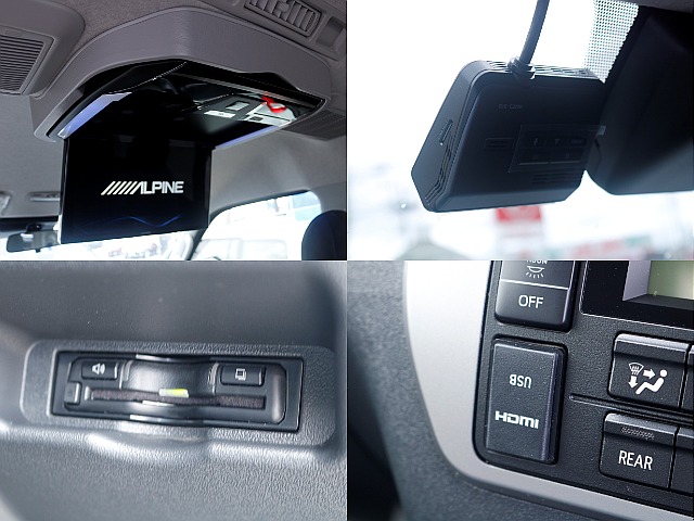 ALPINE12.8インチフリップダウンモニター！ナビ連動ドライブレコーダーも搭載です！
