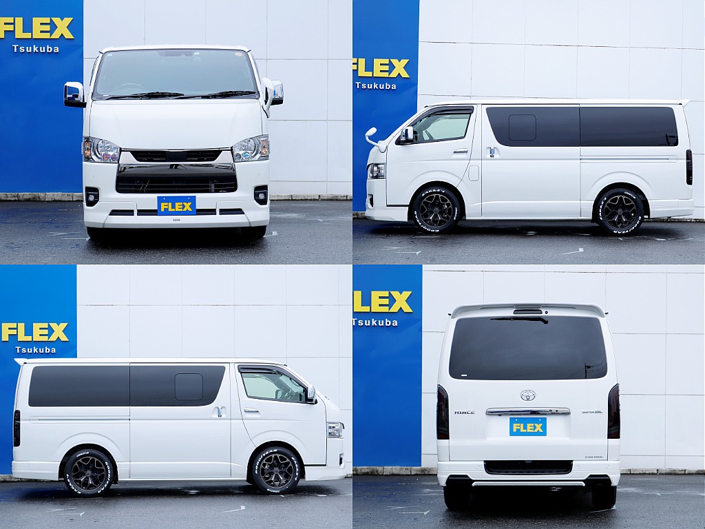 トヨタ&nbsp;ハイエースバン&nbsp;5D2.0スーパーGLダークプライムⅡロング&nbsp;【ローダウン】【モデリスタフルエアロ】&nbsp;茨城県の詳細画像&nbsp;その18
