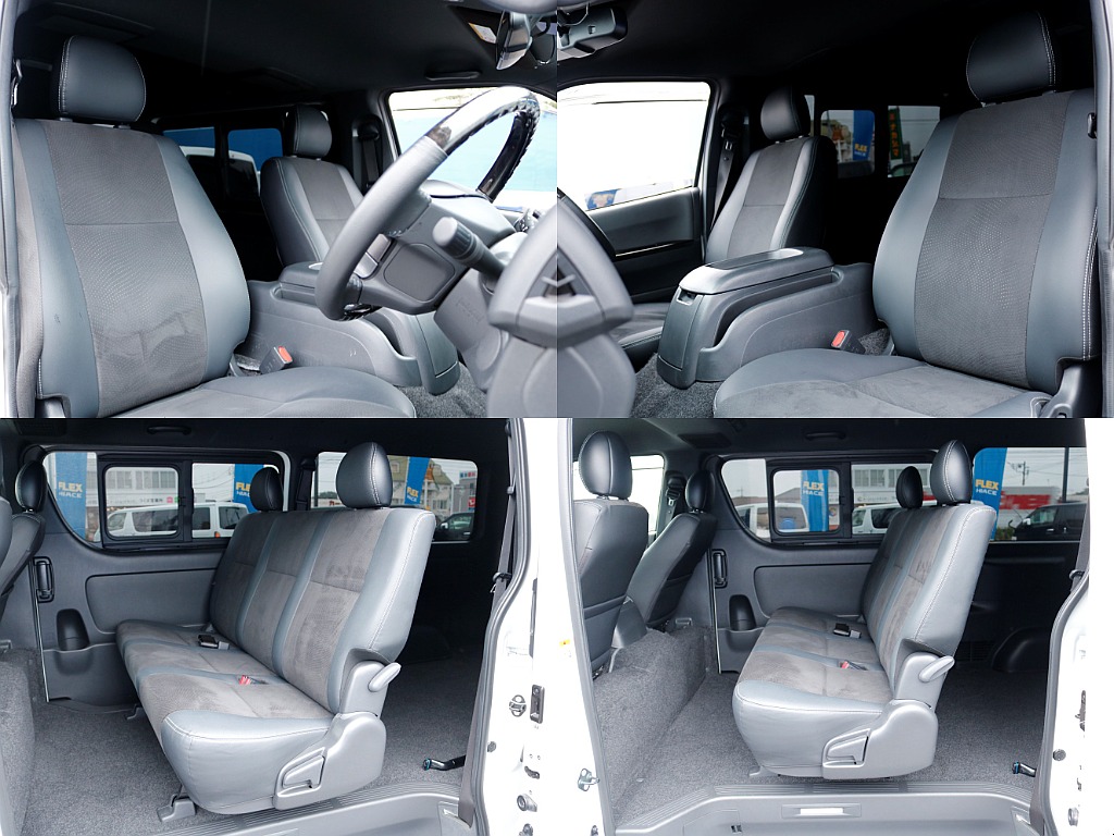 トヨタ&nbsp;ハイエースバン&nbsp;5D2.0スーパーGLダークプライムⅡロング&nbsp;【ローダウン】【モデリスタフルエアロ】&nbsp;茨城県の詳細画像&nbsp;その6