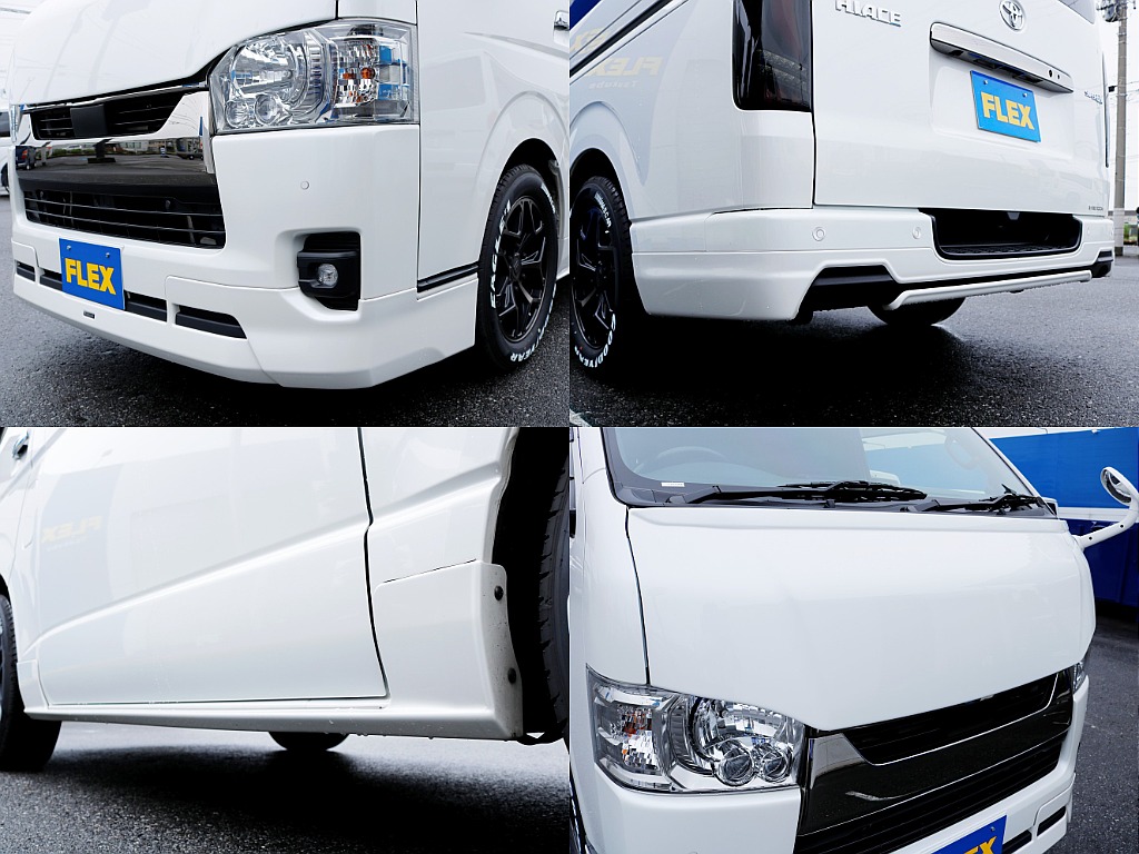 トヨタ&nbsp;ハイエースバン&nbsp;5D2.0スーパーGLダークプライムⅡロング&nbsp;【ローダウン】【モデリスタフルエアロ】&nbsp;茨城県の詳細画像&nbsp;その9