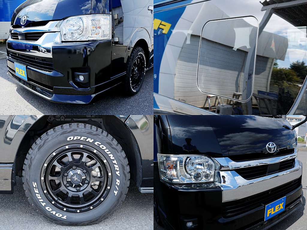 トヨタ&nbsp;ハイエース&nbsp;ワゴン2.7GLロング ミドルルーフ 4WD&nbsp;【ローダウン】【フロントスポイラー】&nbsp;茨城県の詳細画像&nbsp;その11