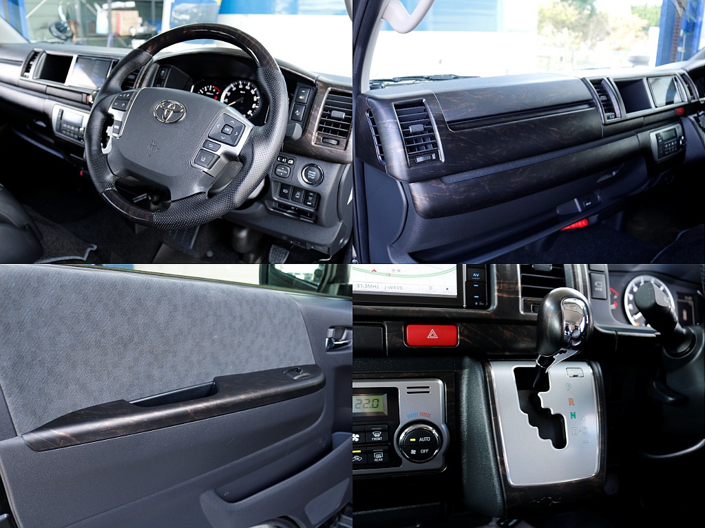 トヨタ&nbsp;ハイエース&nbsp;ワゴン2.7GLロング ミドルルーフ 4WD&nbsp;【ローダウン】【フロントスポイラー】&nbsp;茨城県の詳細画像&nbsp;その6