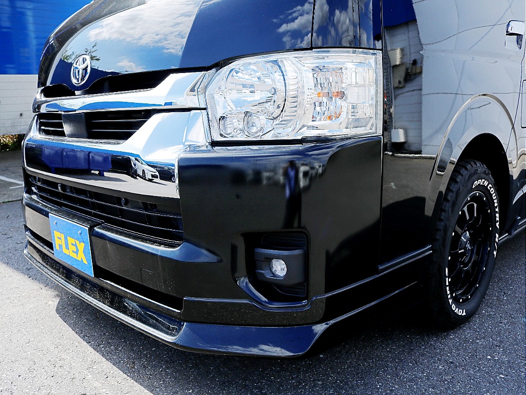 トヨタ&nbsp;ハイエース&nbsp;ワゴン2.7GLロング ミドルルーフ 4WD&nbsp;【ローダウン】【フロントスポイラー】&nbsp;茨城県の詳細画像&nbsp;その9