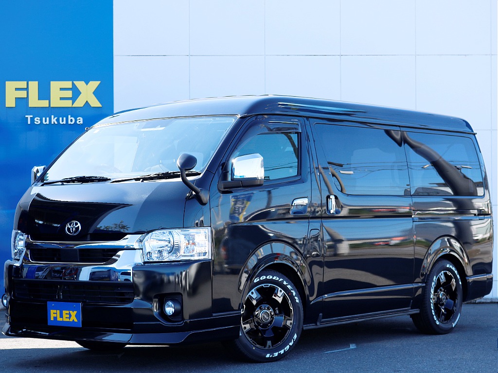 トヨタ&nbsp;ハイエース&nbsp;ワゴン2.7GLロング ミドルルーフ 4WD&nbsp;【8インチナビ】【フリップダウンモニター】&nbsp;茨城県