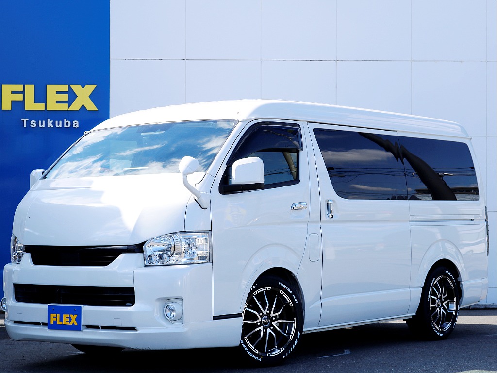 トヨタ&nbsp;ハイエース&nbsp;ワゴン2.7GLロング ミドルルーフ&nbsp;【ローダウン】【BIG-Xナビ】&nbsp;茨城県