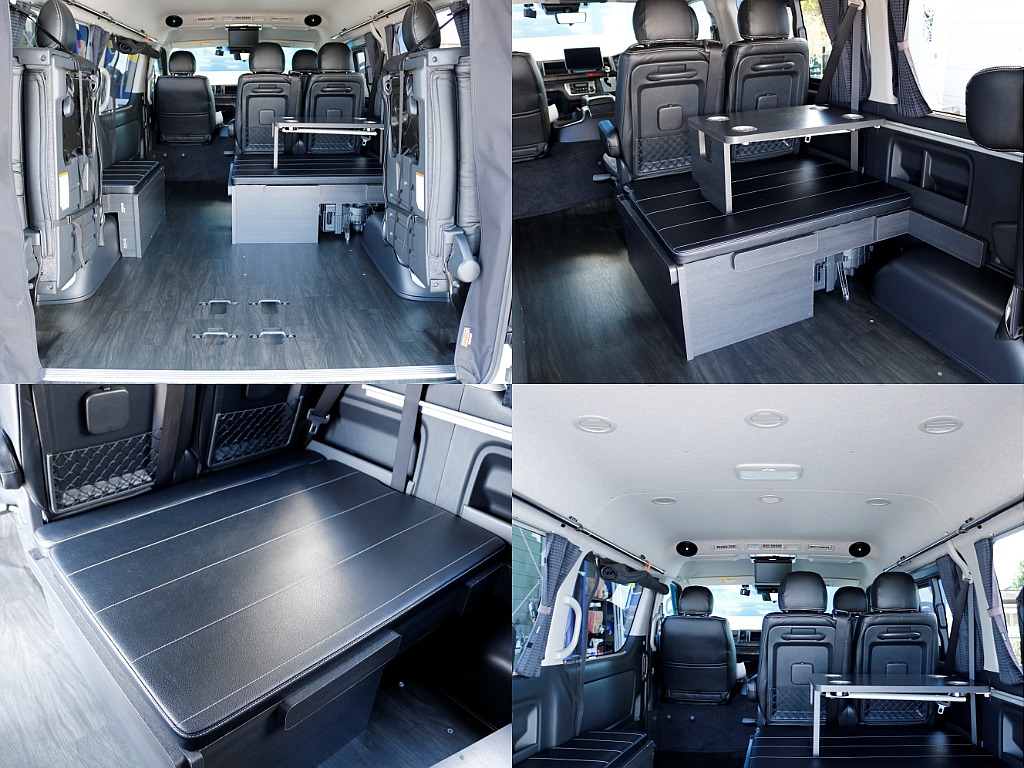 トヨタ&nbsp;ハイエース&nbsp;ワゴン2.7GLロング ミドルルーフ 4WD&nbsp;【FLEX内装ver1】【ローダウン】&nbsp;茨城県の詳細画像&nbsp;その4
