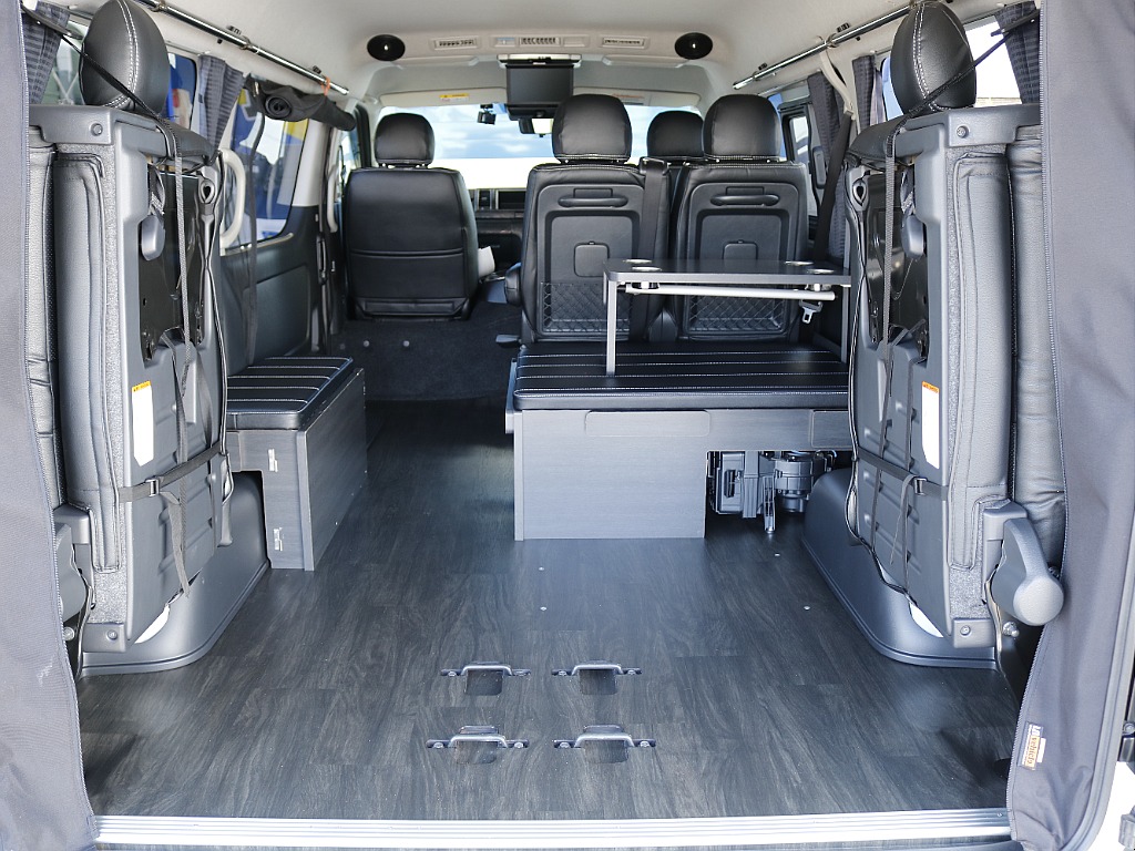 トヨタ&nbsp;ハイエース&nbsp;ワゴン2.7GLロング ミドルルーフ 4WD&nbsp;【FLEX内装ver1】【ローダウン】&nbsp;茨城県の詳細画像&nbsp;その9