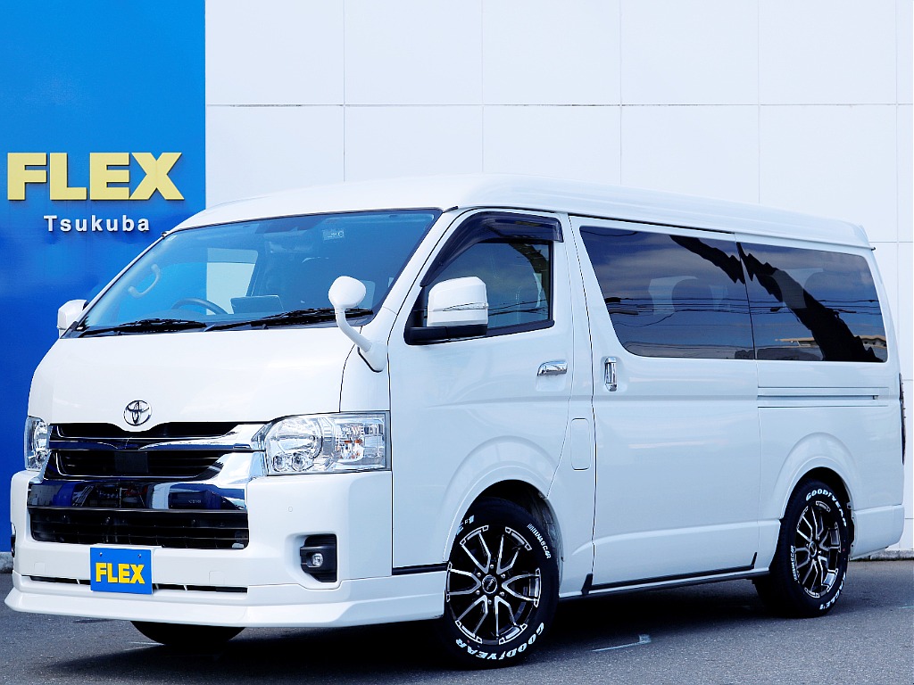 トヨタ&nbsp;ハイエース&nbsp;ワゴン2.7GLロング ミドルルーフ 4WD&nbsp;【FLEX内装ver1】【ローダウン】&nbsp;茨城県
