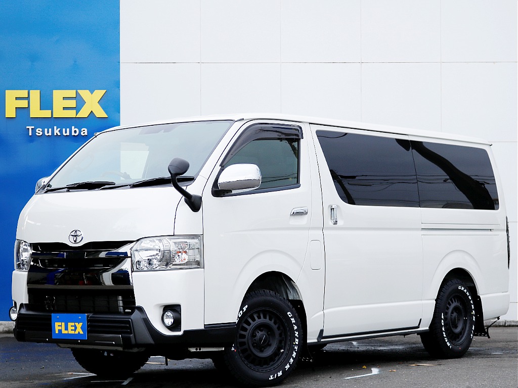 トヨタ&nbsp;ハイエースバン&nbsp;5D2.8DTスーパーGLダークプライムⅡL 4WD&nbsp;【オフロード】【ベッドキット】&nbsp;茨城県