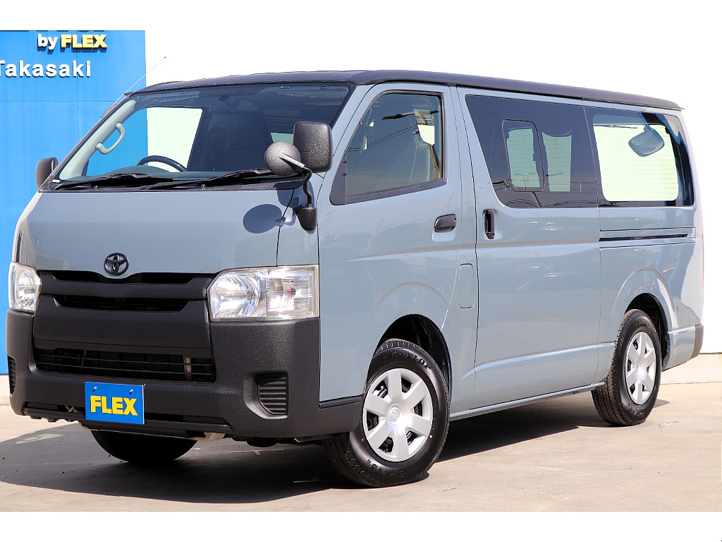 平成26年　ハイエースバン　DX　ディーゼル4WD　アンビルグレー×ラプター塗装　カスタム車両入庫☆彡