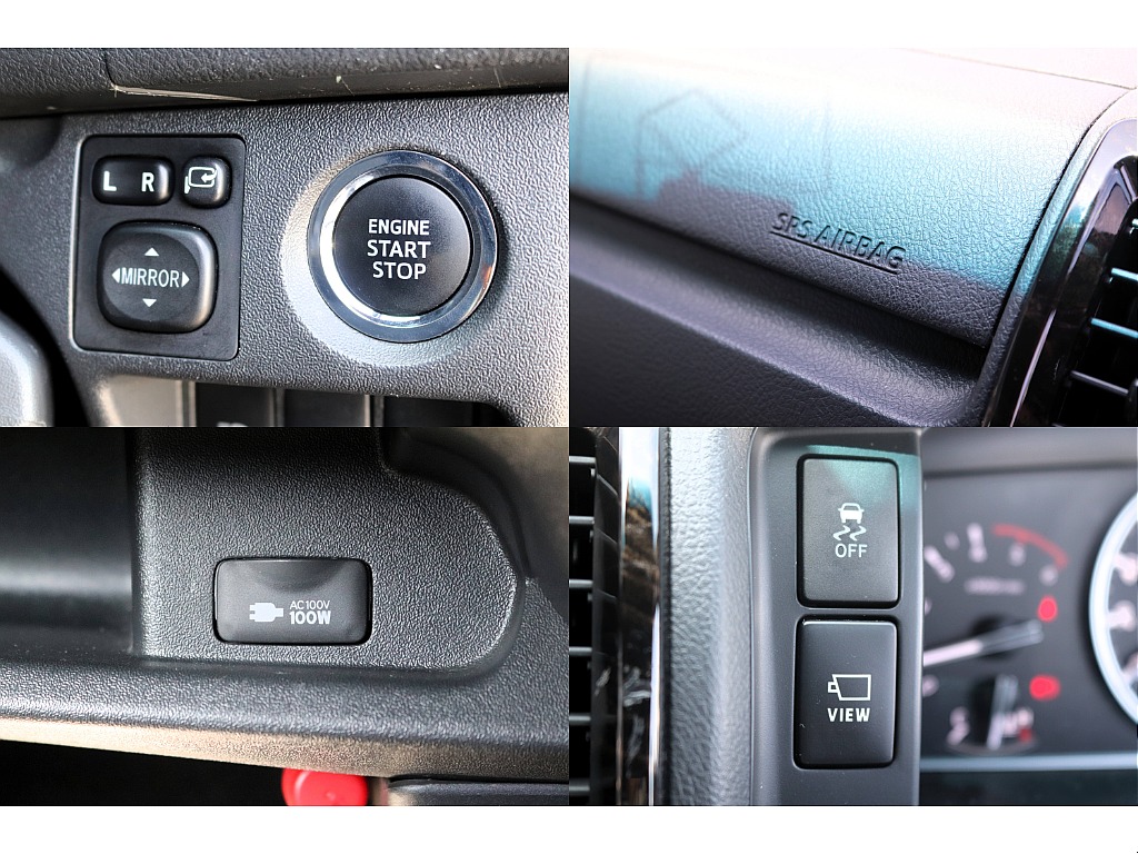 プッシュスタート/ＳＲＳ助手席エアバック/ＡＣ１００Ｖコンセント/パノラミックビューモニター