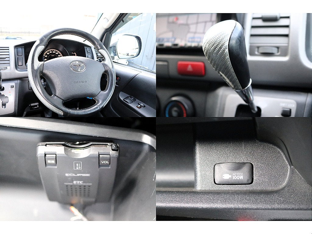 ステアリングとシフトノブもカスタム！ETCもOK♪