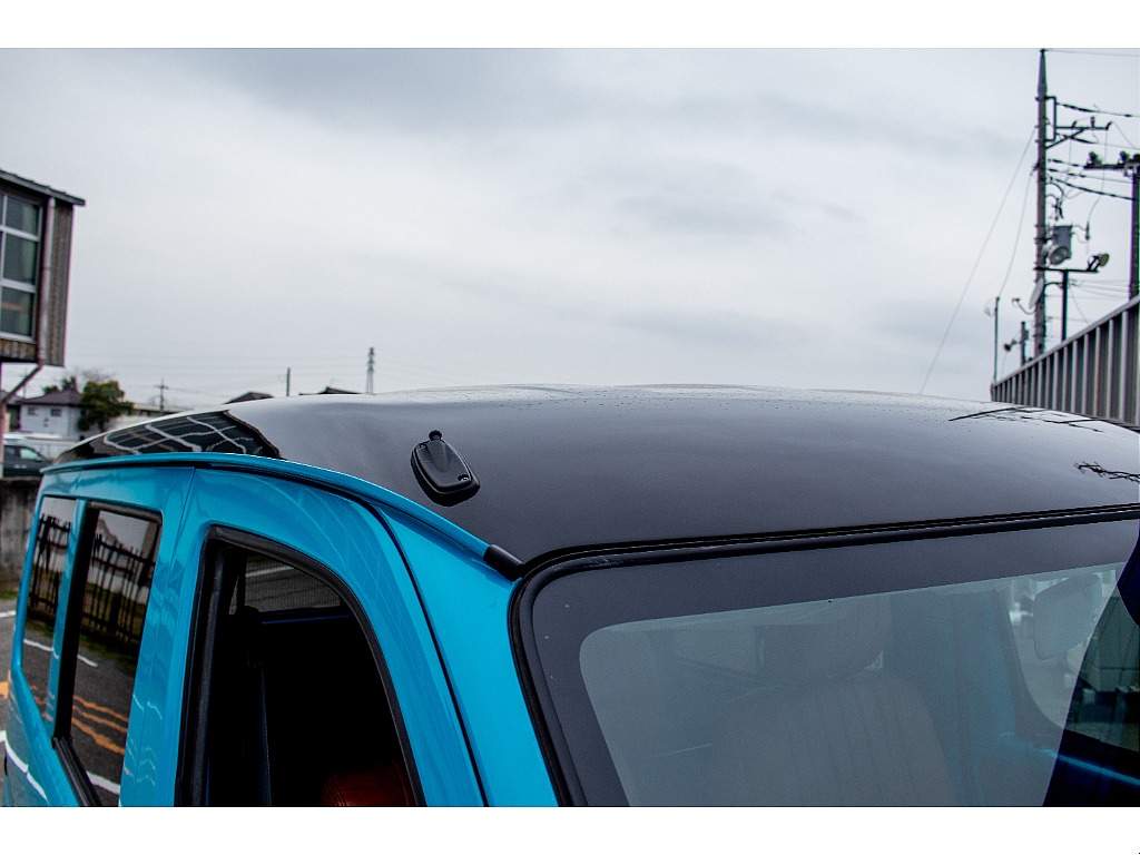 屋根はブラック塗装♪