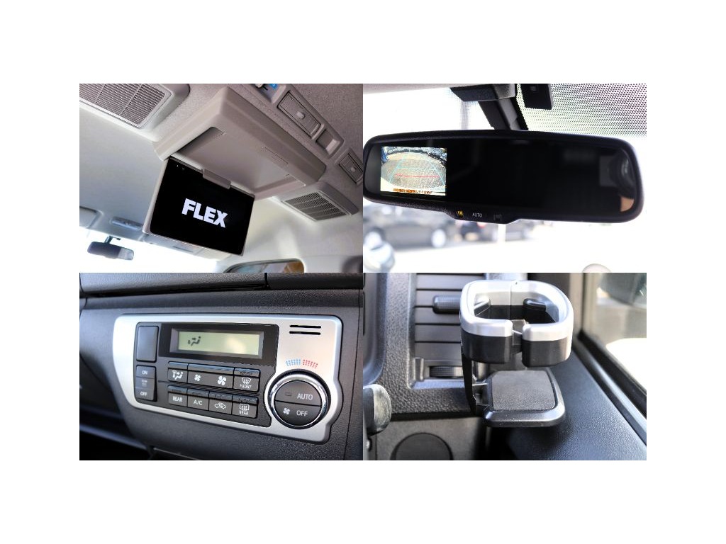 フリップダウンモニター！後席でも快適仕様♪