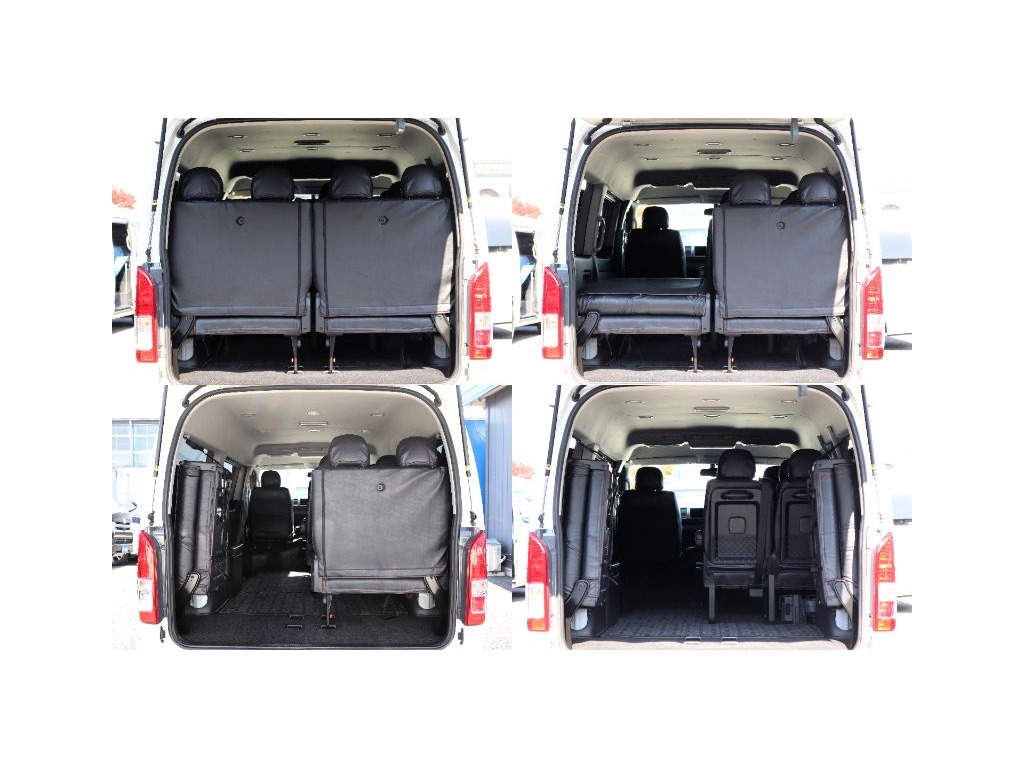 シートアレンジも多彩♪長物も積めます！