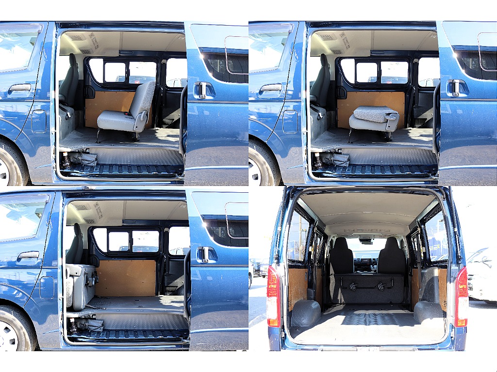 後席は3人乗れて、折り畳みも可能♪荷室広々！！