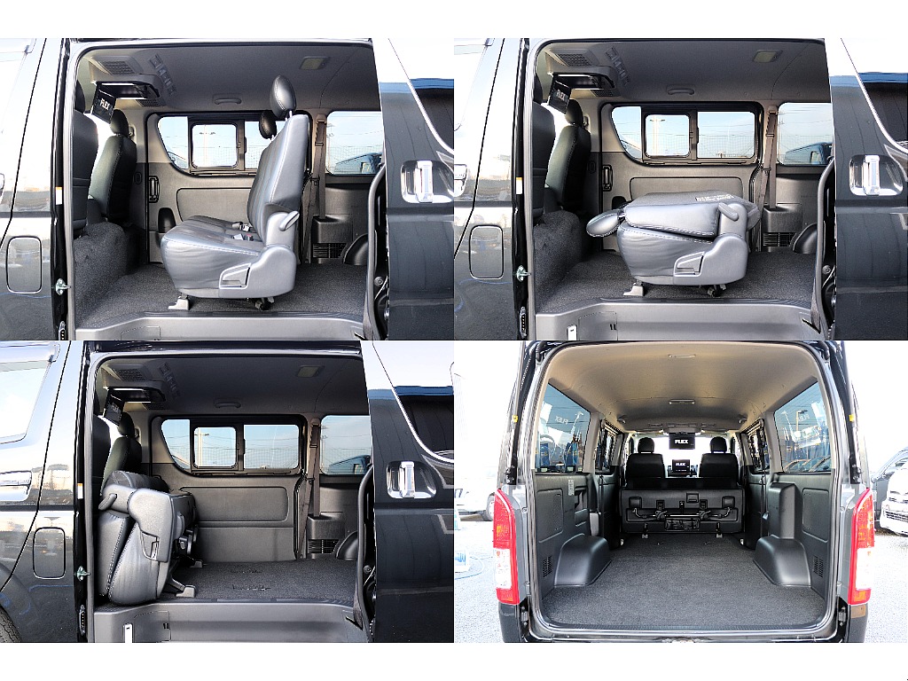 2列目シートを倒すと、さらに広々ラゲッジスペース♪