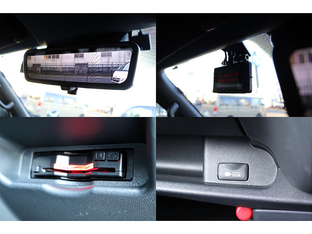 デジタルインナーミラー・ドライブレコーダー・ETC・100V電源♪