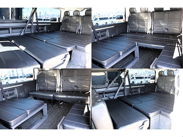 フルフラットなどシートアレンジ多彩♪