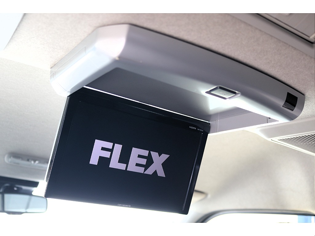 カロッツェリア製フリップダウンモニター装着♪