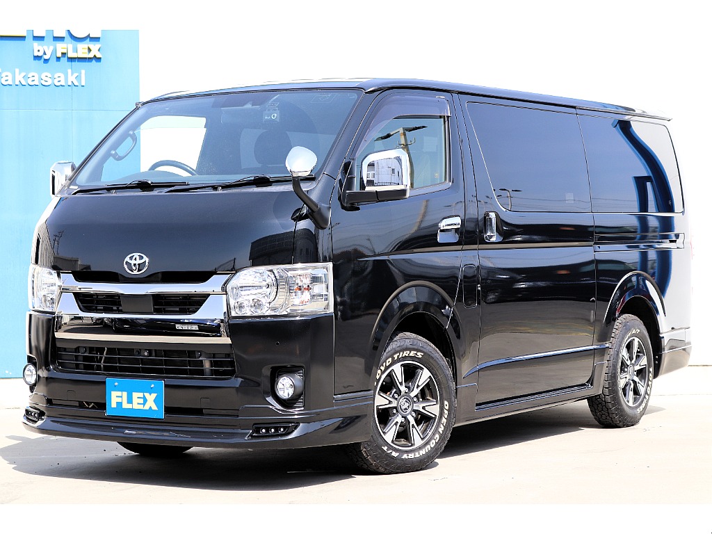 令和3年　ハイエースバン　スーパーGL　ダークプライムⅡ　ディーゼル2WD　フルエアロ車両入庫☆彡