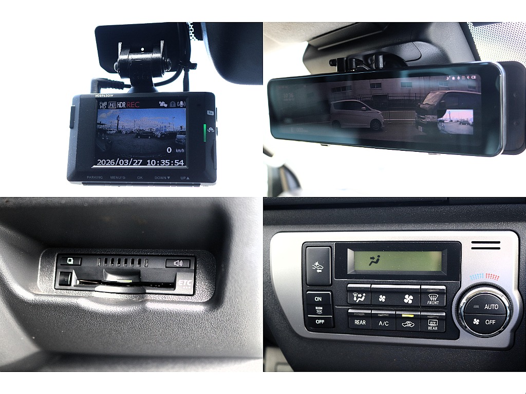 ドライブレコーダー・デジタルインナーミラーも装着済み♪