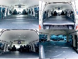 大型ベッドキット搭載♪組み立て式なので１０人乗りにもなります♪