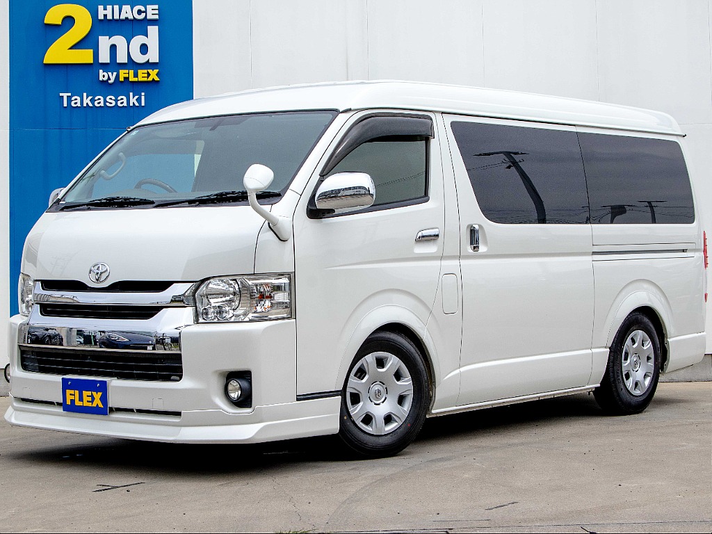 トヨタ&nbsp;ハイエース&nbsp;ワゴン2.7GLロング ミドルルーフ&nbsp;厳選仕入！ローダウン＆内装架装！&nbsp;群馬県
