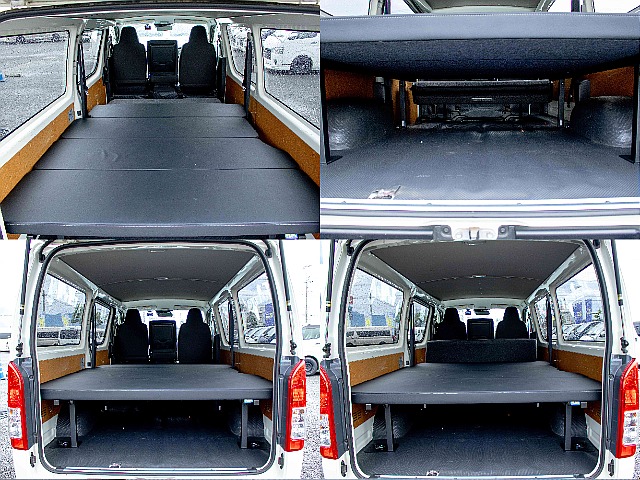 ベットキット搭載 車中泊も 荷物もたくさん乗ります。  お仕事でも。PVでも大活躍
