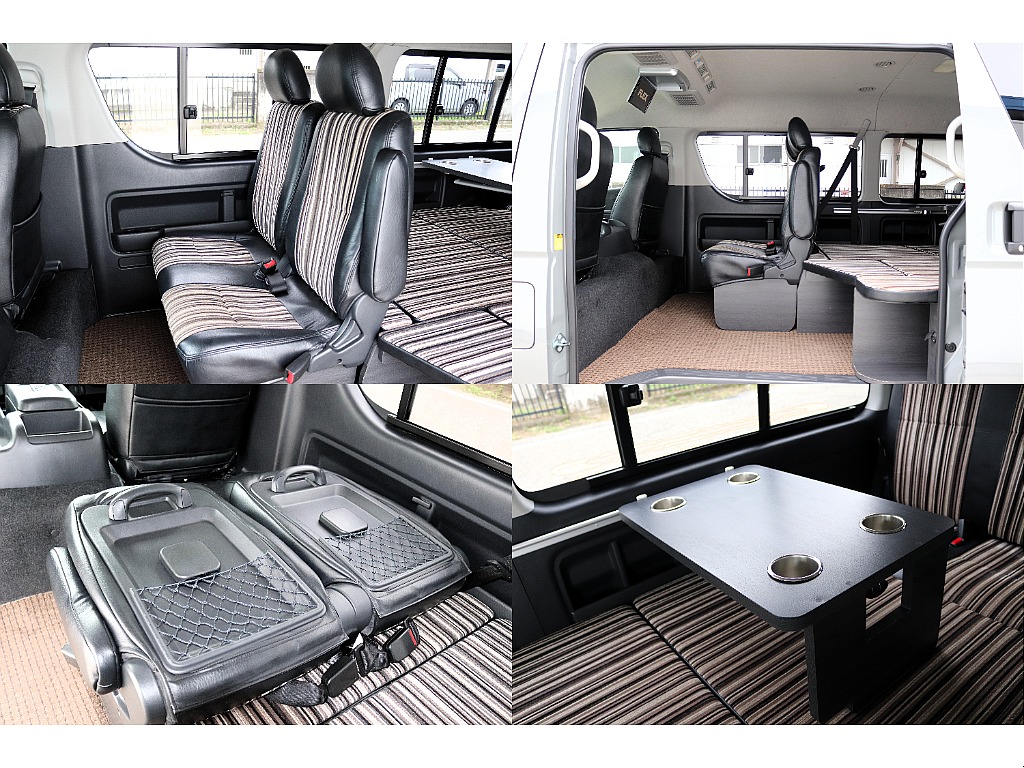 トヨタ&nbsp;ハイエース&nbsp;ワゴン2.7GLロング ミドルルーフ 4WD&nbsp;☆Renocaコーストライン・内装架装☆&nbsp;群馬県の詳細画像&nbsp;その6
