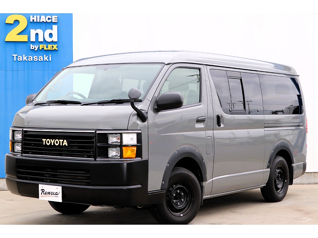 トヨタ&nbsp;ハイエース&nbsp;ワゴン2.7GLロング ミドルルーフ 4WD&nbsp;☆Renocaコーストライン・内装架装☆&nbsp;群馬県