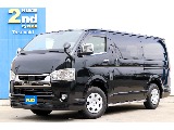 トヨタ&nbsp;ハイエースバン&nbsp;5D2.8DTスーパーGLダークプライムⅡL 4WD&nbsp;☆パナソニック10インチナビ・フルエアロ☆&nbsp;群馬県