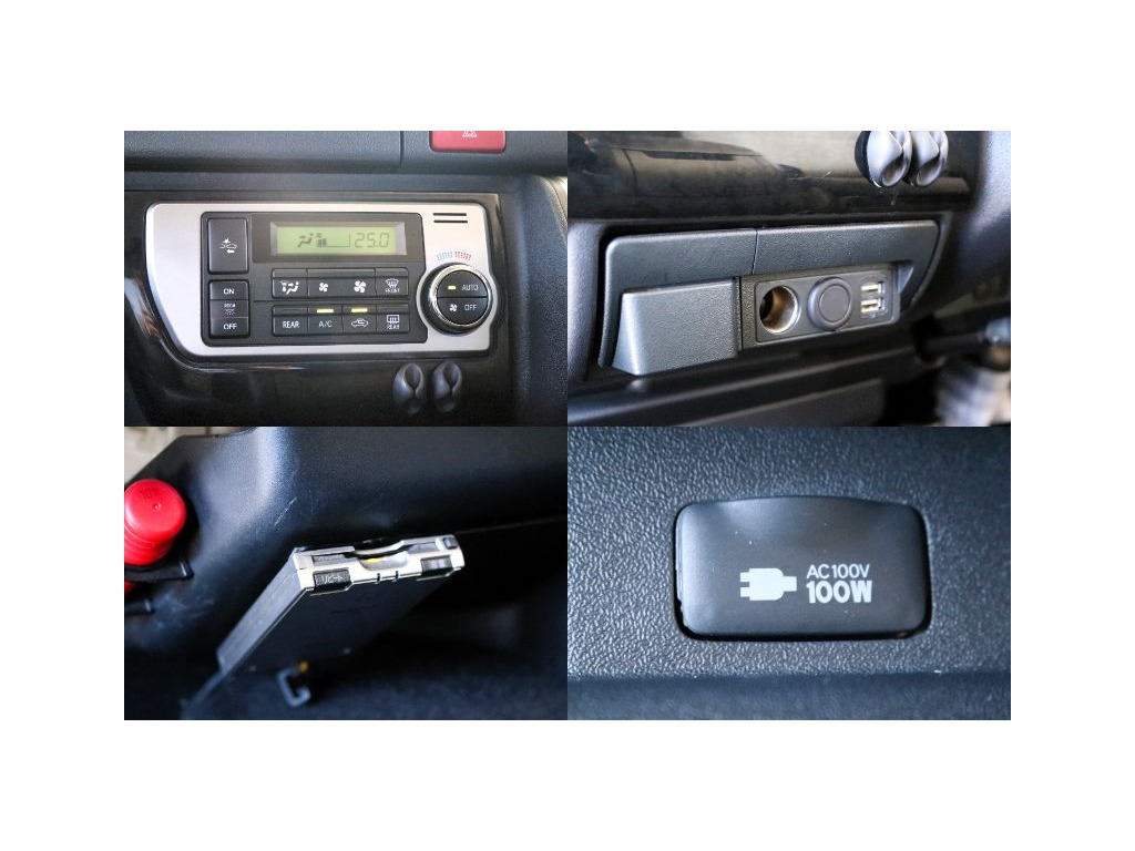 オートエアコン・USBソケット増設・100V電源・ETC