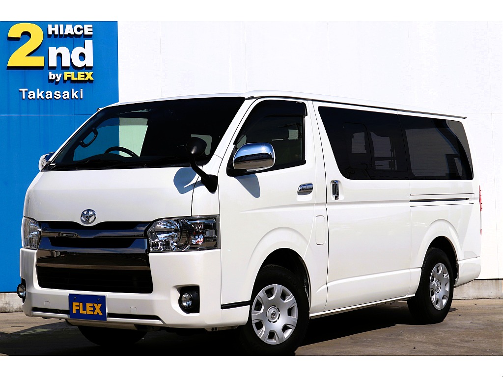 トヨタ&nbsp;ハイエースバン&nbsp;5D2.8DTスーパーGLダークプライムⅡL 4WD&nbsp;☆フリップダウンモニター・スタンダード車両☆&nbsp;群馬県