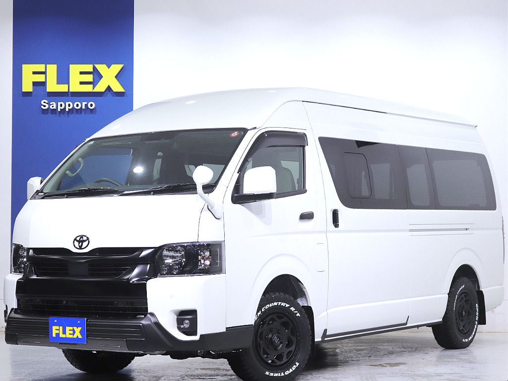 トヨタ ハイエースバン 4ドアバン2.8DT DXワイドSロングHRGL4WD 【BlackEdition】【フロア施工】 北海道