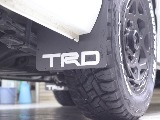 TRDマッドフラップ装着！