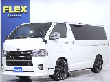 トヨタ ハイエースバン 5D2.8DTスーパーGLダークプライムⅡL 4WD 【BIG-X11inナビ】【ベッドキット】 北海道