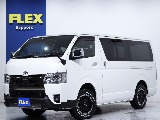 トヨタ ハイエースバン 5D2.8DTスーパーGLダークプライムⅡL 4WD 【ベッドキット】【フローリング施工】【小窓】 北海道