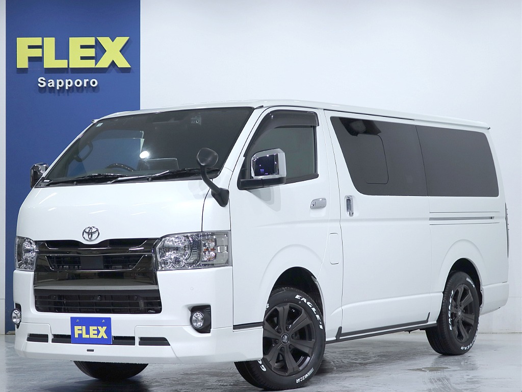 トヨタ ハイエースバン 5D2.8DTスーパーGLダークプライムⅡL 4WD 【BIG-X】【ベッドキット】 北海道