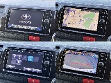 トヨタ純正7inナビゲーションはCD/DVD・Bluetooth・FM/AMラジオが利用可能となっております♪