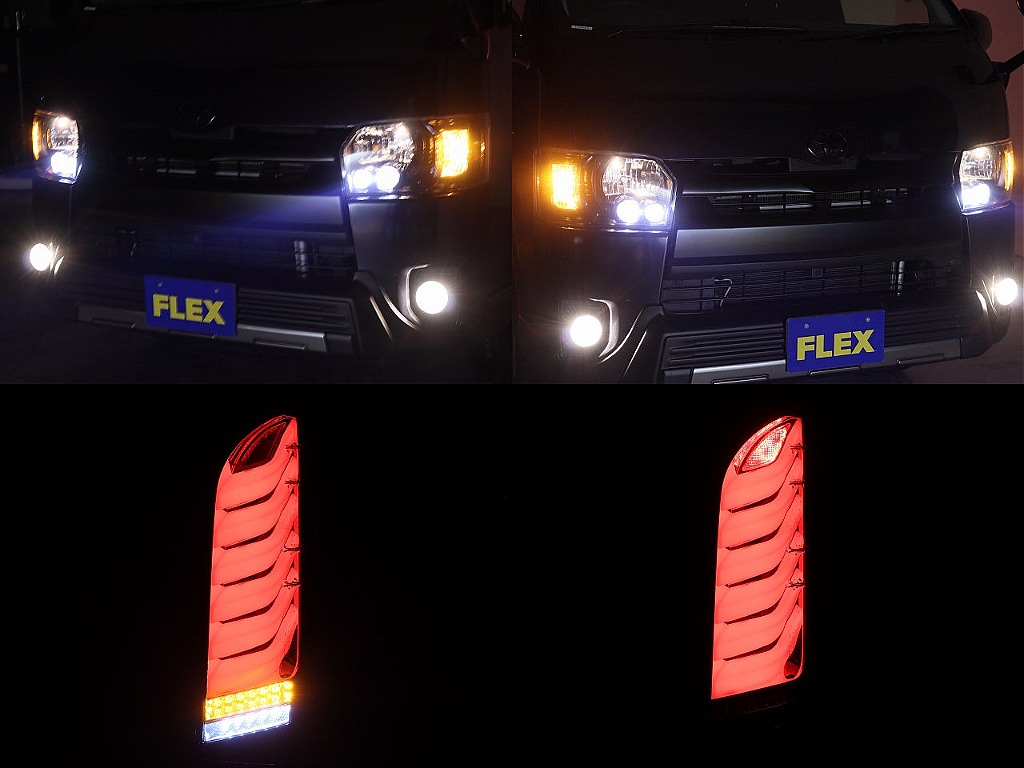 LEDヘッドランプ完備！FLEXオリジナルシグマテールランプも装着しております♪